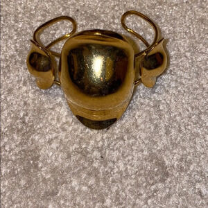 Vintage  gold tone chunky cuff bracelet